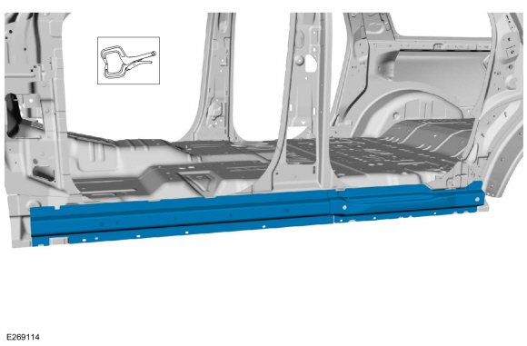 OE Type Outer Rocker Panels For 2003-2017 Lincoln Navigator – KeyParts 450-9403-P, 2-Piece Set