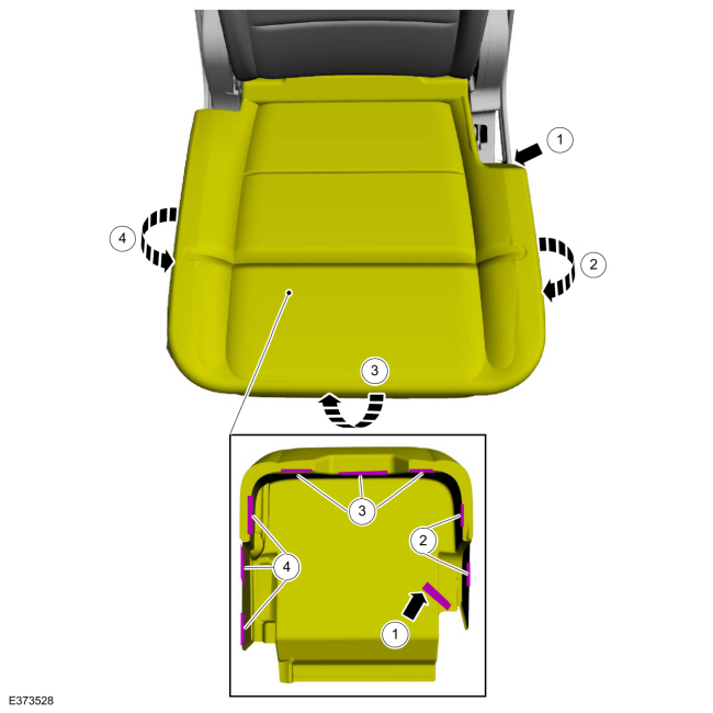 Lincoln Navigator Second Row Single Seat Cushion Cover Vehicles